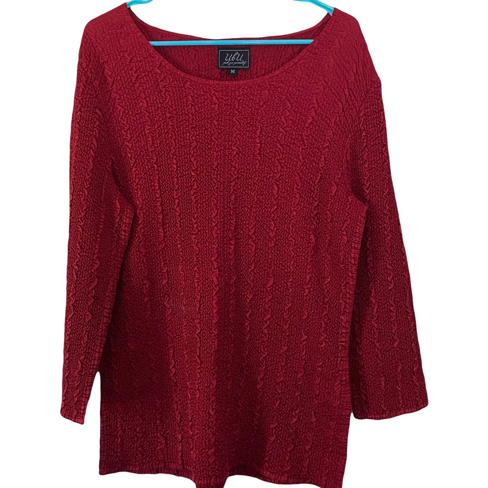 UbU Pick Your Personality Red Top, Size Medium
